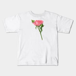 Pink Rose Kids T-Shirt